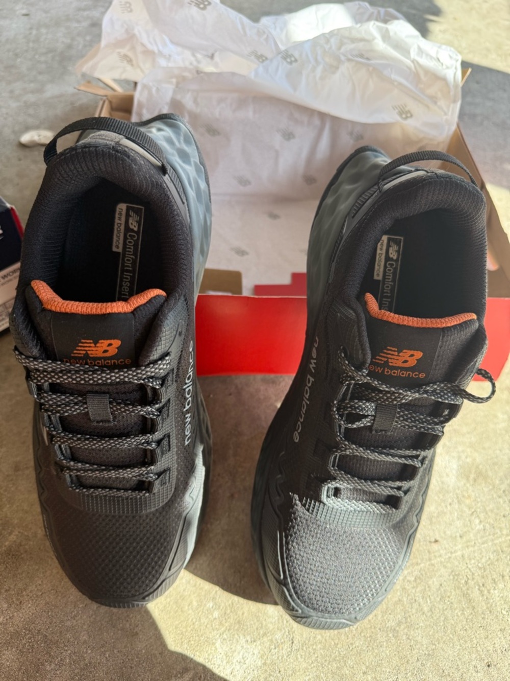 New Balance Fresh Foam Cremorne Women’s 9.5 Wide Safety Toe Work Shoes Black